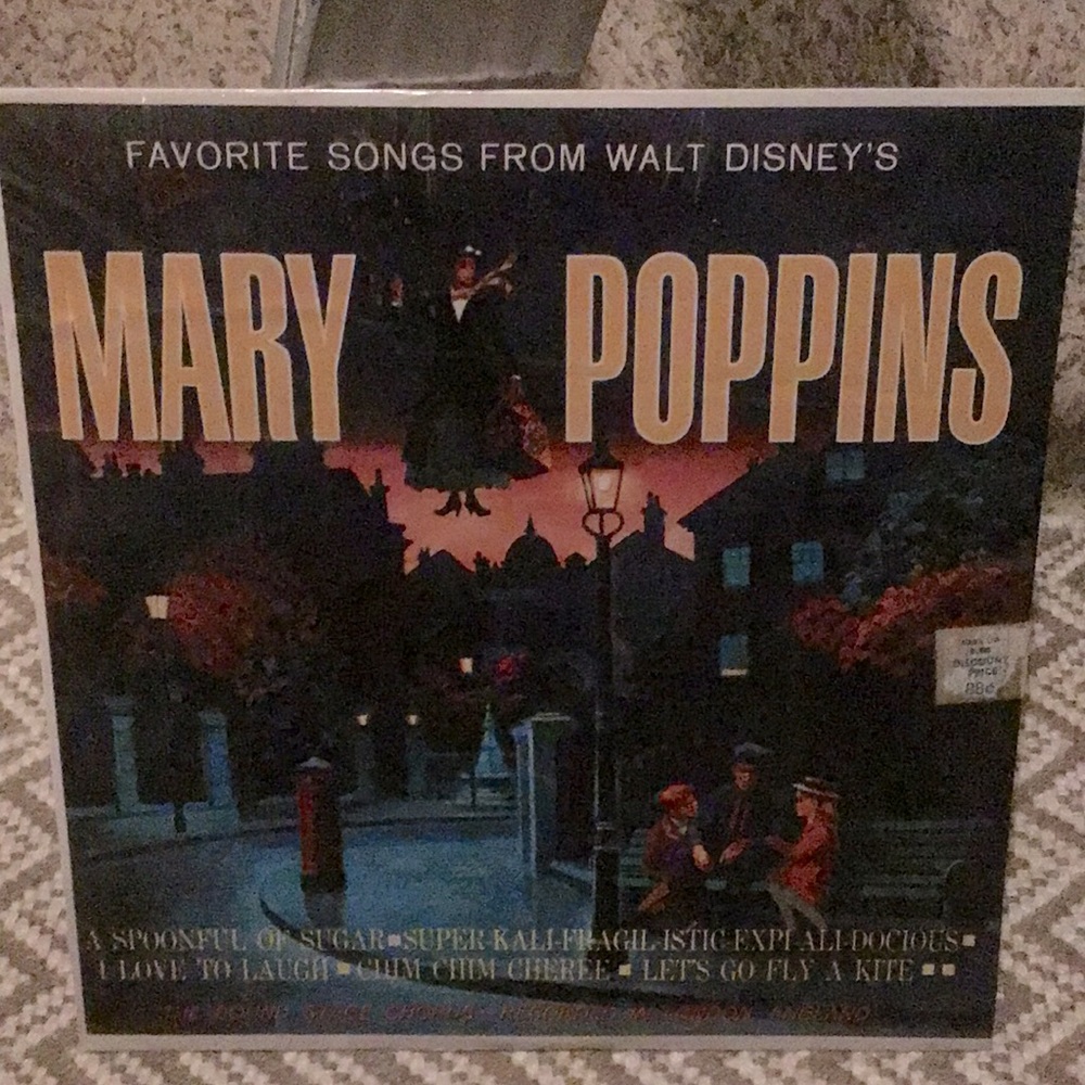 Vintage Sealed Mary Poppins Album Vinyl Record